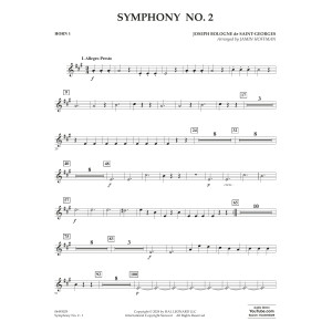 Symphony No. 2 (arr. Jamin Hoffman) - F Horn 1