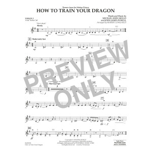 How To Train Your Dragon (arr. Robert Longfield) - Violin 3 (Viola T.C.)