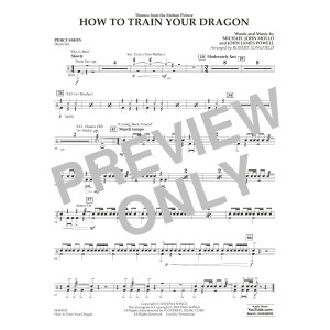 How To Train Your Dragon (arr. Robert Longfield) - Percussion