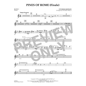 The Pines of Rome (Finale) (arr. Stephen Bulla) - Flute 2