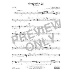 Wednesday (arr. Carol Brittin Chambers) - Bassoon