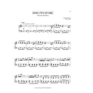 HMS Pinafore, Selected Melodies