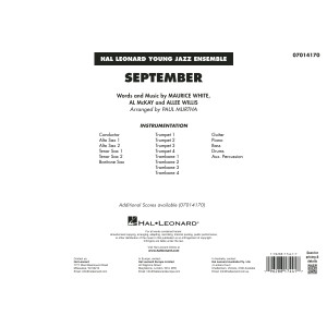 September (arr. Paul Murtha) - Conductor Score (Full Score)