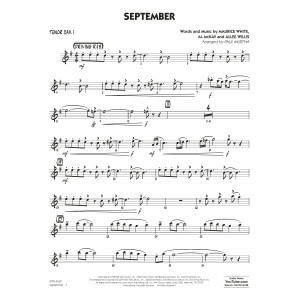September (arr. Paul Murtha) - Tenor Sax 1