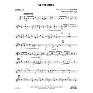September (arr. Paul Murtha) - Baritone Sax