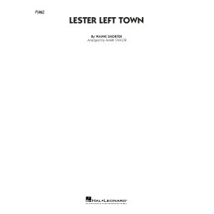 Lester Left Town (arr. Mark Taylor) - Piano