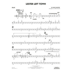 Lester Left Town (arr. Mark Taylor) - Drums