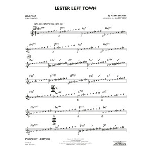 Lester Left Town (arr. Mark Taylor) - Eb Solo Sheet