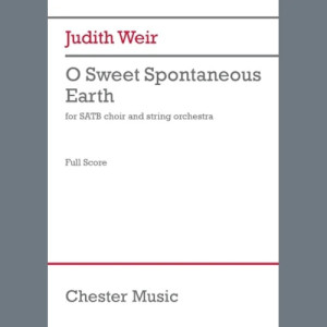 O Sweet Spontaneous Earth - Study Score