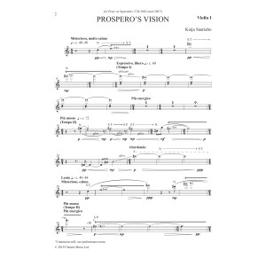 Prospero's Vision - Violin 1