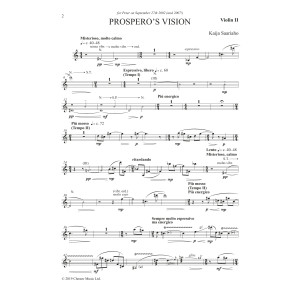 Prospero's Vision - Violin 2