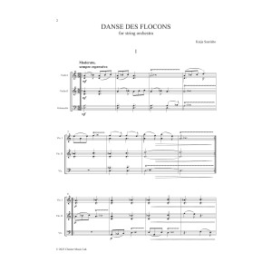 Danse des Flocons (String Orchestra) - Study Score