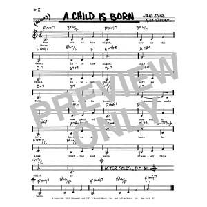 A Child Is Born (Low Voice)