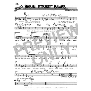 Basin Street Blues (Low Voice)