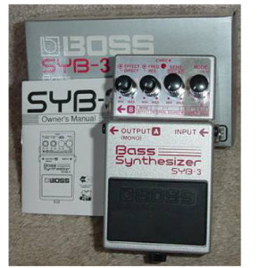 BOSS SYB-3 - pédale synthé pour BASSE/guitare/clavier