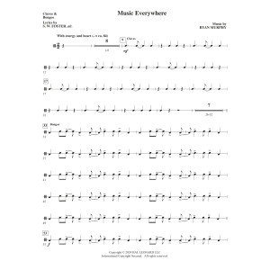 Music Everywhere - Percussion 1