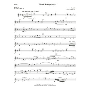 Music Everywhere - Violin 1