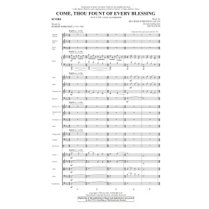 Come, Thou Fount Of Every Blessing - Conductor Score (Full Score)