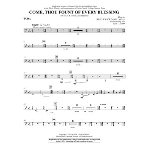 Come, Thou Fount Of Every Blessing - Tuba