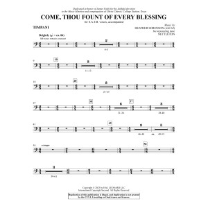 Come, Thou Fount Of Every Blessing - Timpani