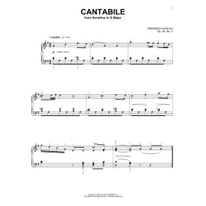 Cantabile, Op. 55, No. 2