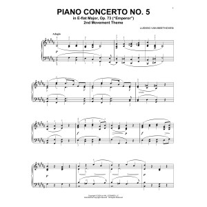 Piano Concerto No. 5, 2nd Movement