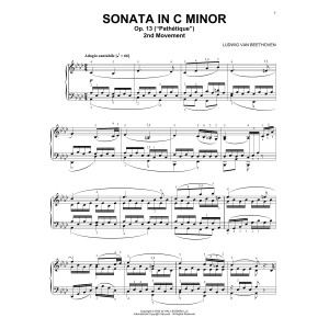 Piano Sonata No. 8 "Pathetique," Second Movement
