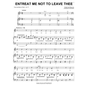 Entreat Me Not To Leave Thee