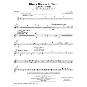 Disney Dreams To Share - Tenor Saxophone
