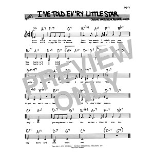 I've Told Ev'ry Little Star (Low Voice)