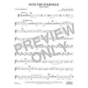 Into The Starfield (arr. Michael Brown) - Eb Alto Saxophone 2