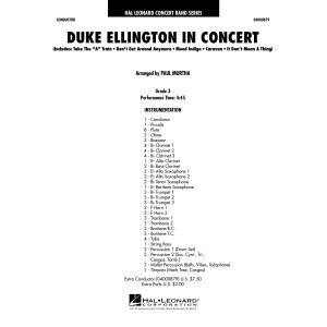 Duke Ellington in Concert - Full Score