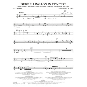 Duke Ellington in Concert - Bb Clarinet 3