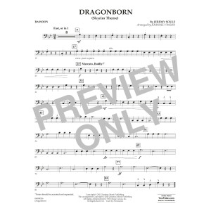 Dragonborn (Skyrim Theme) (arr. Johnnie Vinson) - Bassoon