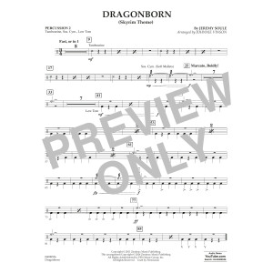 Dragonborn (Skyrim Theme) (arr. Johnnie Vinson) - Percussion 2
