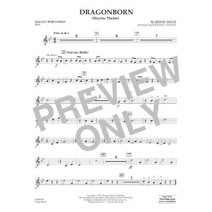 Dragonborn (Skyrim Theme) (arr. Johnnie Vinson) - Mallet Percussion