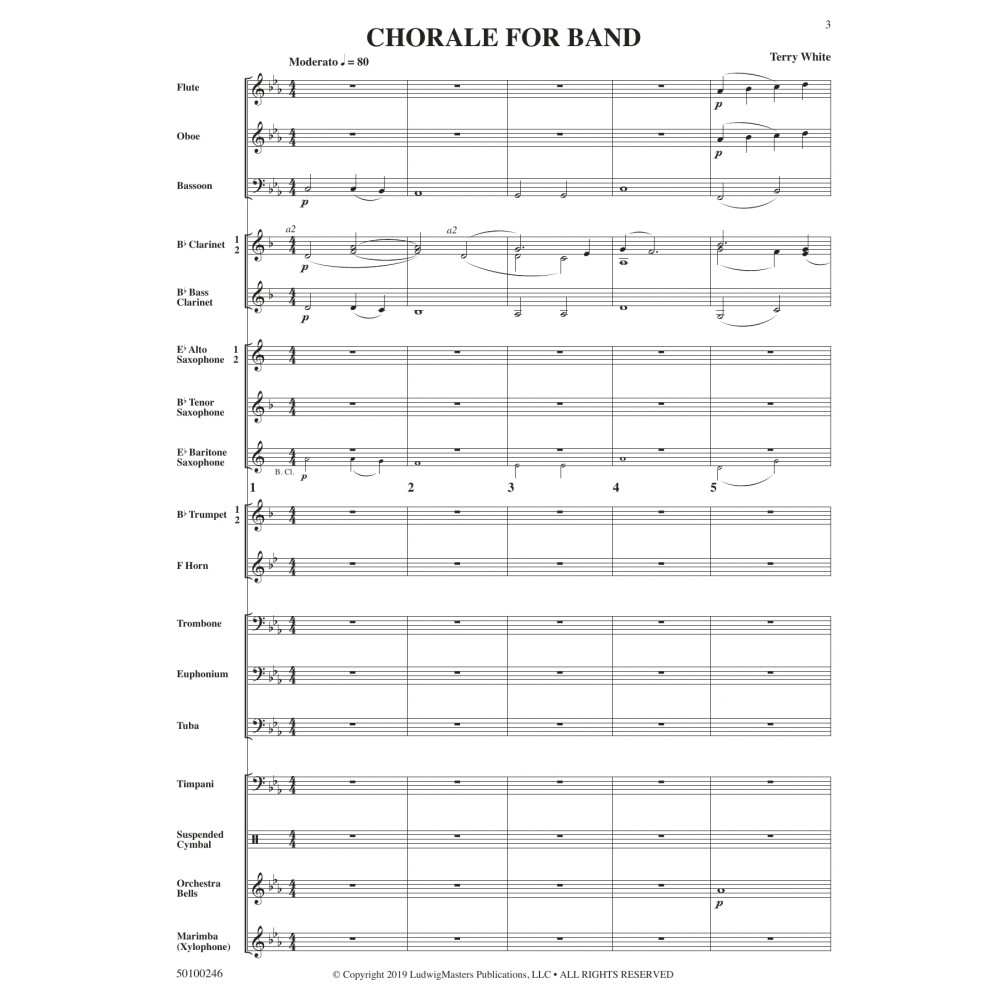 Chorale for Band - Full Score