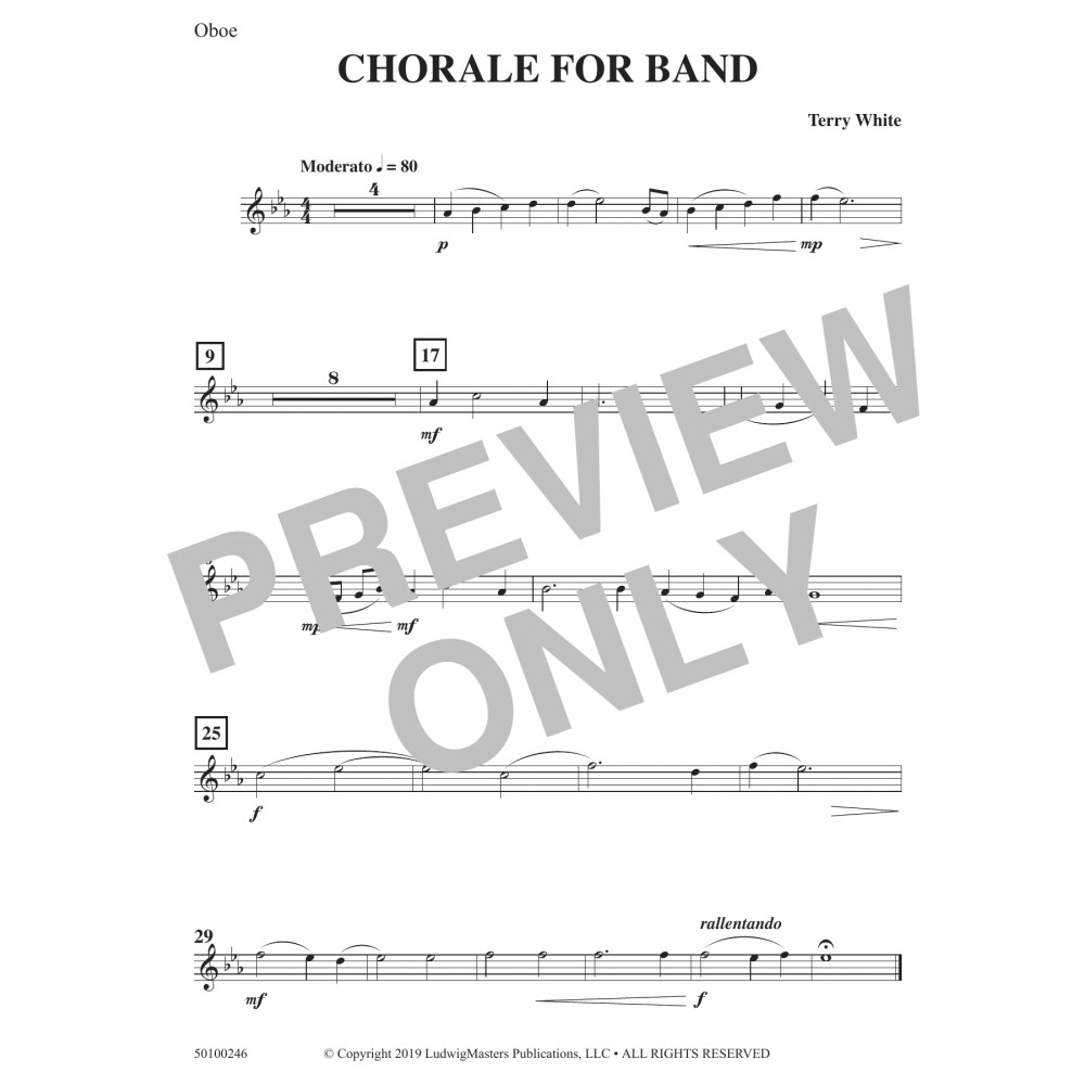 Chorale for Band - Oboe