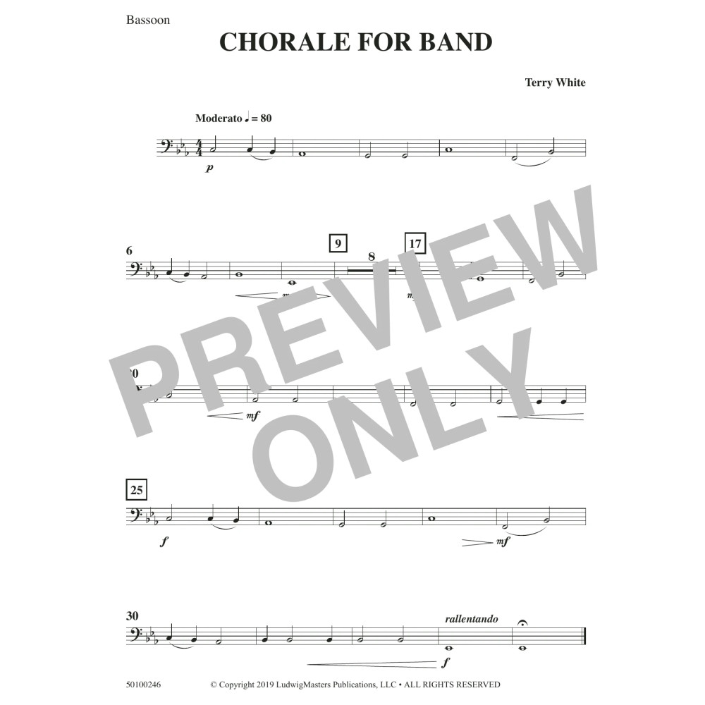 Chorale for Band - Bassoon