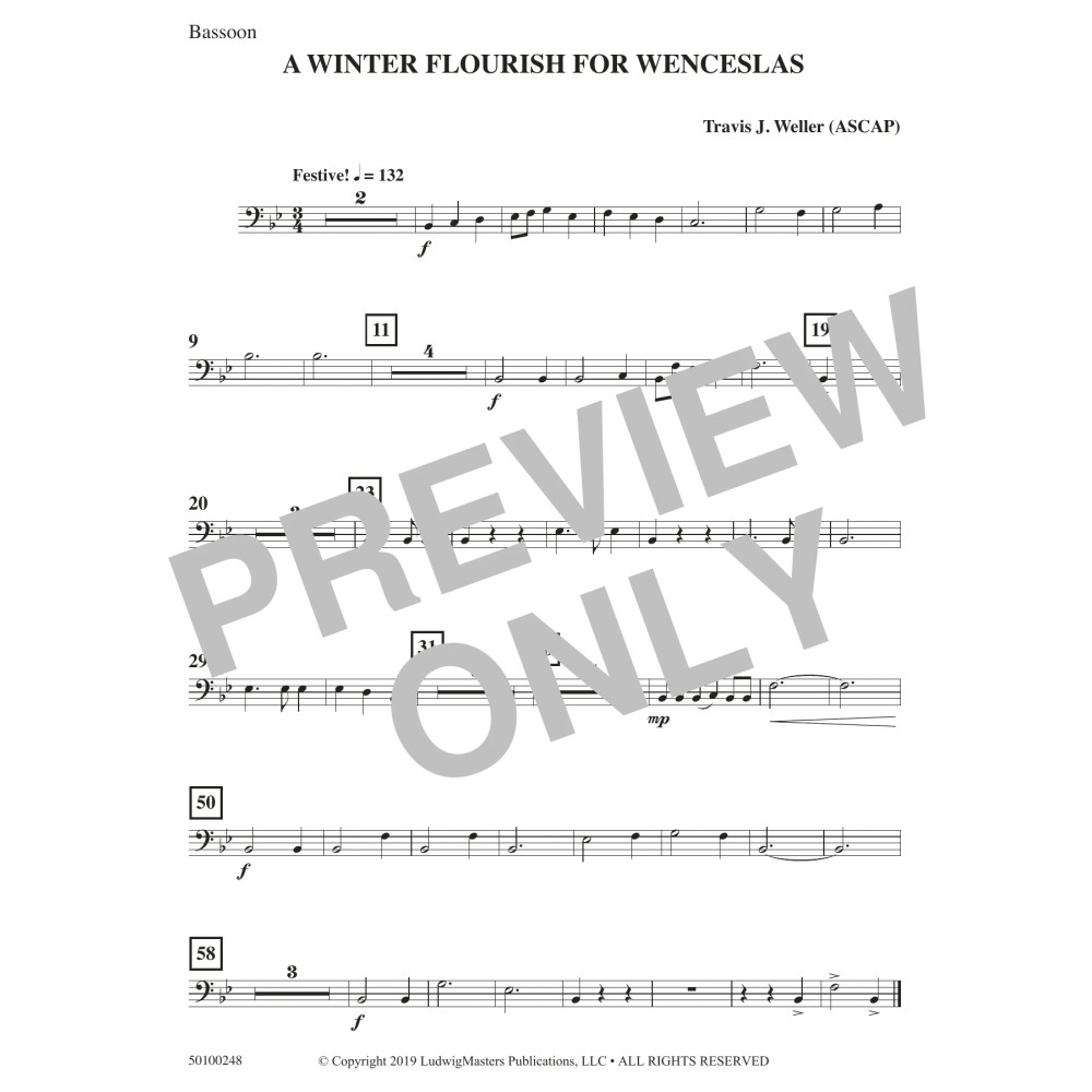 A Winter Flourish for Wenceslas - Bassoon