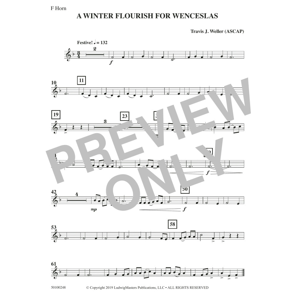 A Winter Flourish for Wenceslas - Flugelhorn Solo