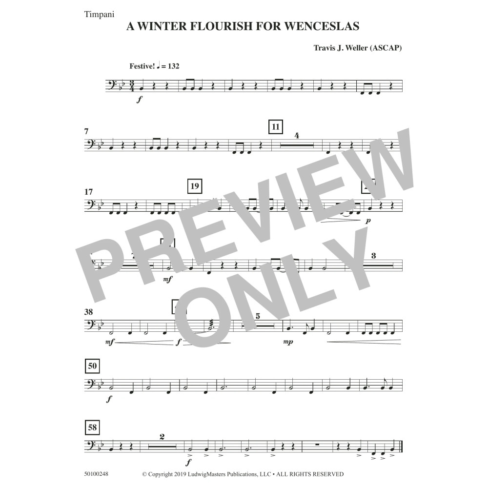 A Winter Flourish for Wenceslas - Timpani