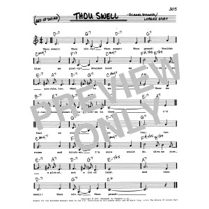 Thou Swell (Low Voice)
