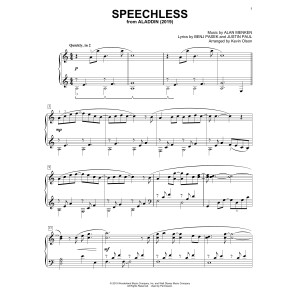 Speechless (from Aladdin) (2019) (arr. Kevin Olson)