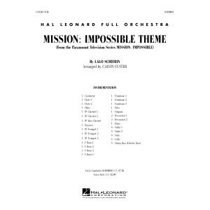 Mission: Impossible Theme (arr. Calvin Custer) - Full Score
