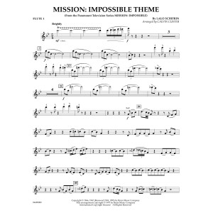Mission: Impossible Theme (arr. Calvin Custer) - Flute 1
