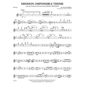 Mission: Impossible Theme (arr. Calvin Custer) - Flute 2