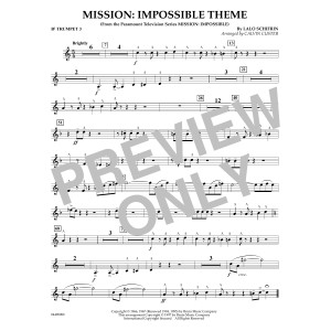 Mission: Impossible Theme (arr. Calvin Custer) - Bb Trumpet 3