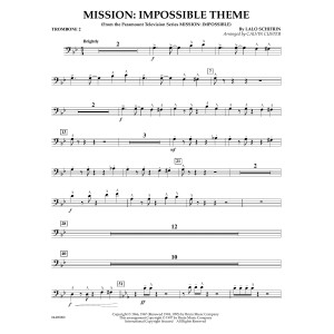 Mission: Impossible Theme (arr. Calvin Custer) - Trombone 2