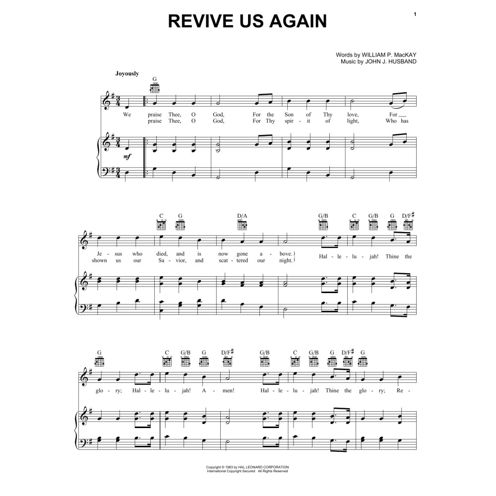 Revive Us Again